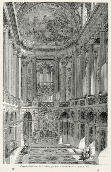 Chapel of the Palace of Versailles.