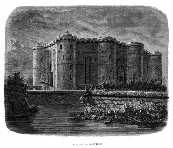The Bastille Fortress in Paris