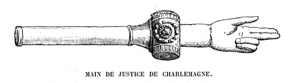 Main de Justice de Charlemagne.