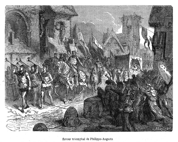 Retour triomphal de Philippe-Auguste (1214).