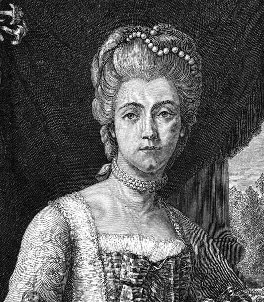 Lady Nuneham. Gros plan.