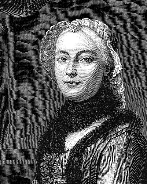 Marie-Thérèse Rodet Geoffrin, née à Paris en 1699 et morte à Paris le 6 octobre 1777, est une