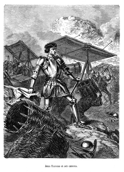 Jean Bureau et ses canons. Jean Bureau, seigneur de Montglat (ou Montglas), Grand-Maître de