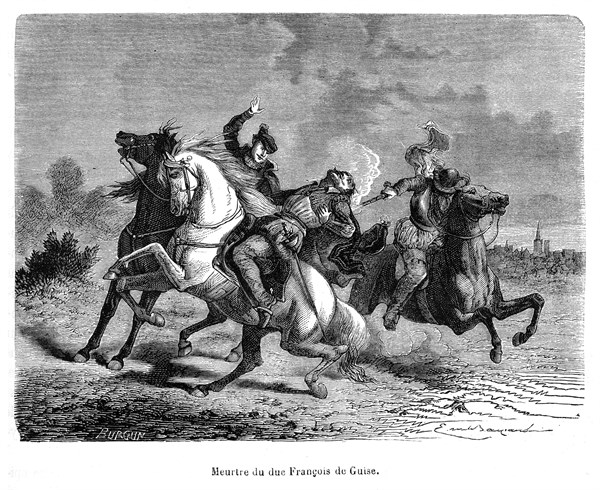 Assassinat du duc François de Guise.