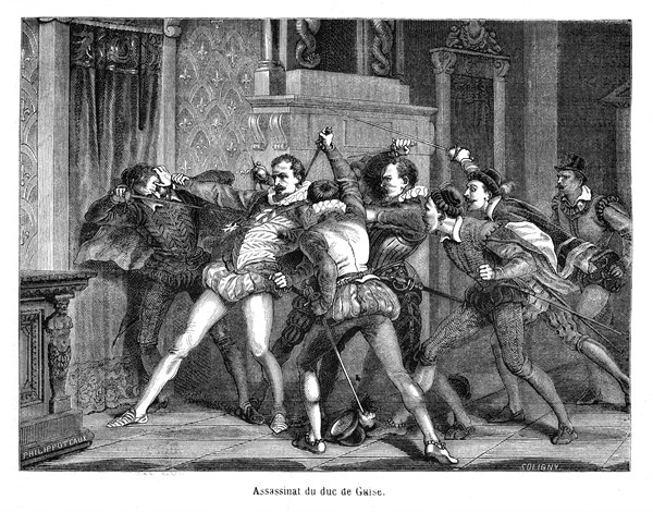 Assassinat du duc de Guise.