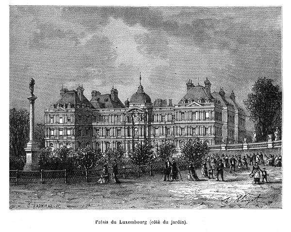 Palais du Luxembourg (côté jardin).