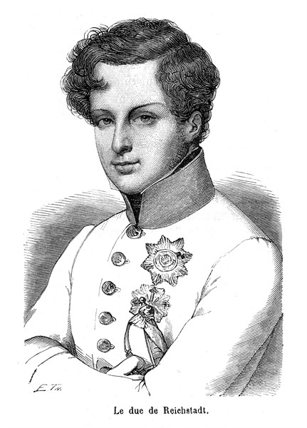 Le duc de Reichstadt. Duc de Reichstadt est le titre donné au fils de Napoléon Ier et de