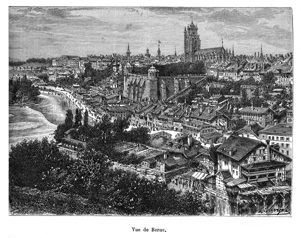 Suisse. Vue de Berne.