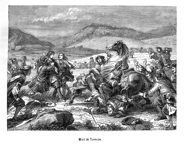 Mort de Turenne. Mort au combat : 27 juillet 1675 (à 64 ans) . Bataille de Salzbach. Henri de la
