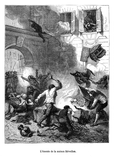 Révolution française. L'émeute de la maison Réveillon.