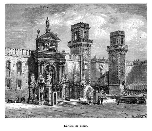 L'arsenal de Venise.