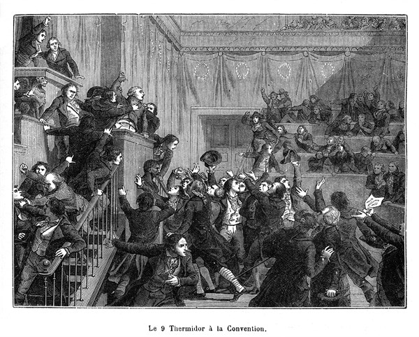 Révolution française. Le 9 Thermidor à la Convention.