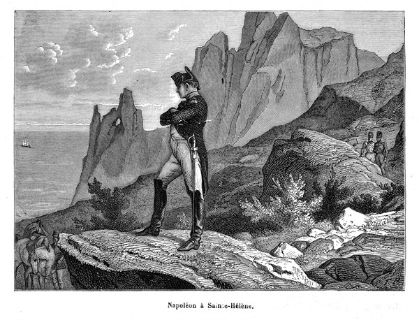 Napoléon à Sainte-Hélène.