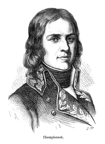 Jean Étienne Vachier, dit Championnet, général français, est né à Valence, le 13 avril 1762. Il est