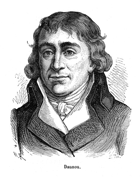 Pierre Claude François Daunou est un homme politique, archiviste et historien français, secrétaire