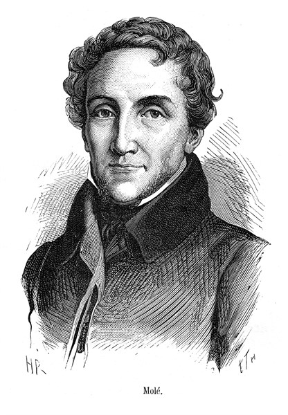 Mathieu Molé. Le comte Mathieu Louis Molé est un homme politique français né à Paris le 24 janvier