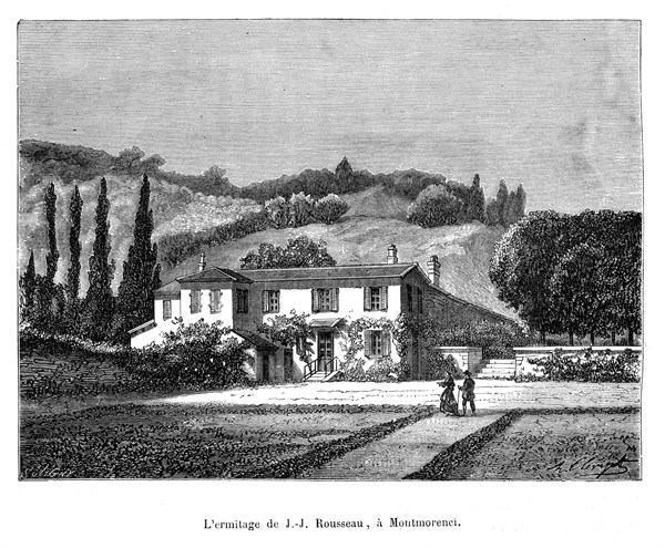L'ermitage de Jean-Jacques Rousseau à Montmorency.
