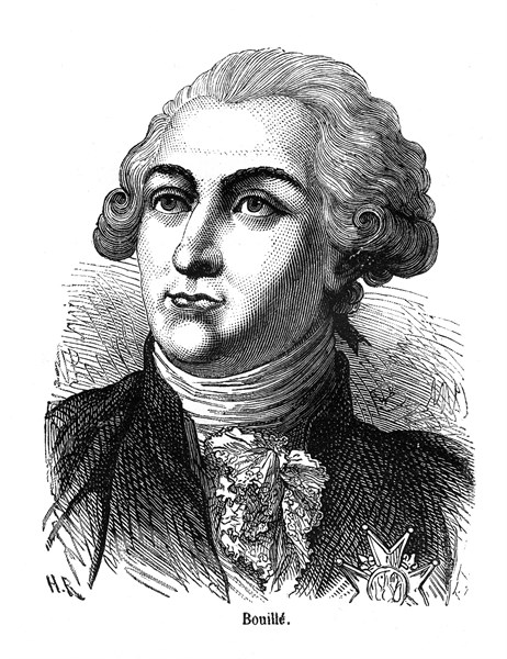François-Claude-Amour, marquis de Bouillé, (1739, Château de Cluzel, Saint-Eble en Auvergne - 1800,