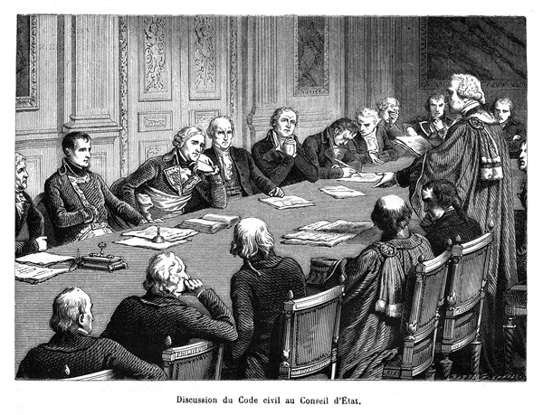 Discussion du Code civil au Conseil d'Etat