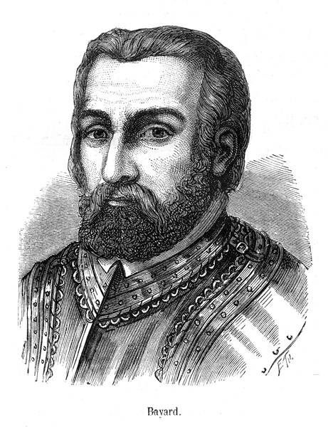 Bayard. Pierre Terrail, seigneur de Bayard, (Château de Bayard, Pontcharra (Isère) 1476 - Rovasenda