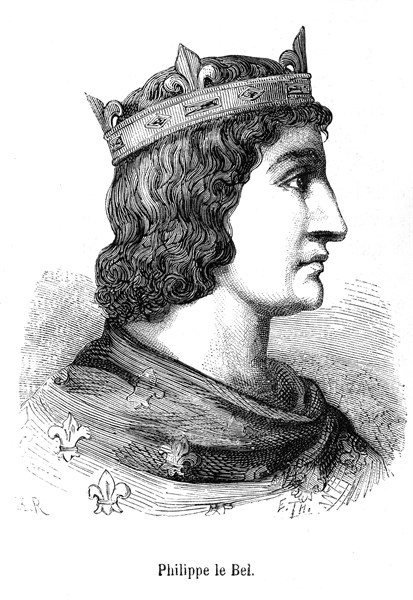 Philippe IV de France, dit Philippe le Bel (1268-29 novembre 1314), est roi de France de 1285 à