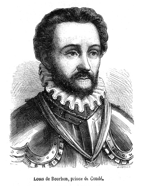 Louis de Bourbon, prince de Condé. Louis Ier de Bourbon, prince de Condé, duc d'Enghien (Vendôme, 7