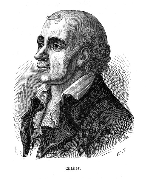 Marie Joseph Chalier, né en 1747 à Beaulard, près de Suse (Piémont), mort guillotiné le 17 juillet
