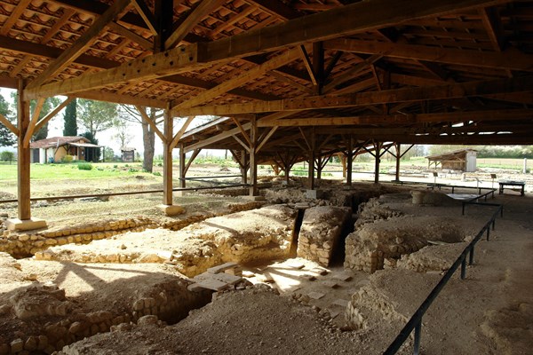Fouille gallo-romaines de Séviac. Gers. La villa gallo-romaine de Séviac restitue le cadre de vie