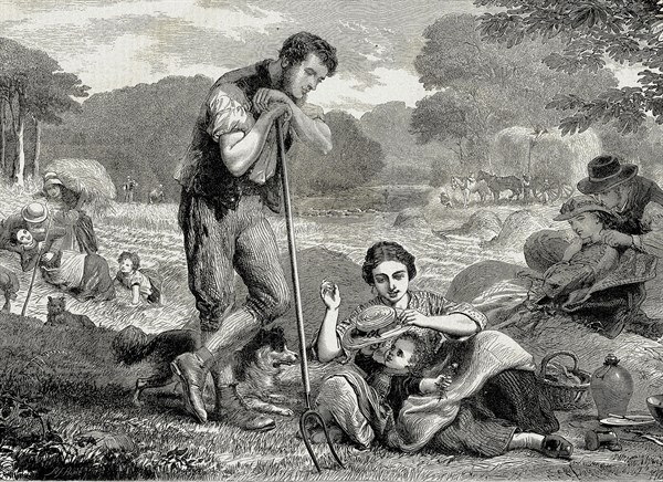 Allégorie. L'été, d'après M. Hunt.