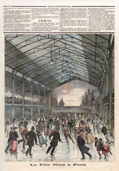 Le Petit Journal (supplément Illustré) du Samedi 12 novembre 1892. N° 103. Patinage. Le Pôle-Nord à