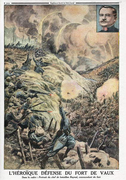 Heroic defense of the fort of Vaux