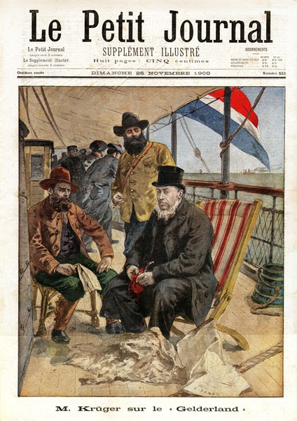 Mr Krüger sur le Gelderland.