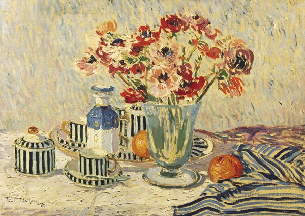 Mathieu, Still life With Anemones