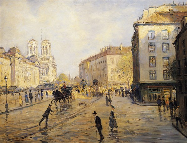 Raffaelli, Quai des Grands Augustins