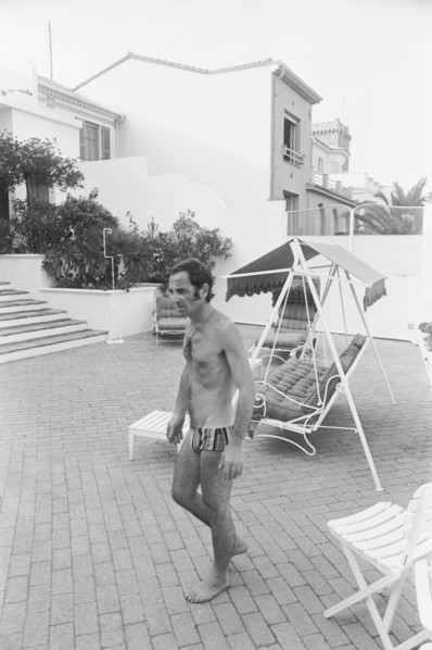 Charles Aznavour en vacances à La Napoule