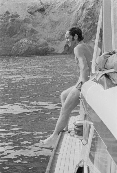 Charles Aznavour en vacances à La Napoule