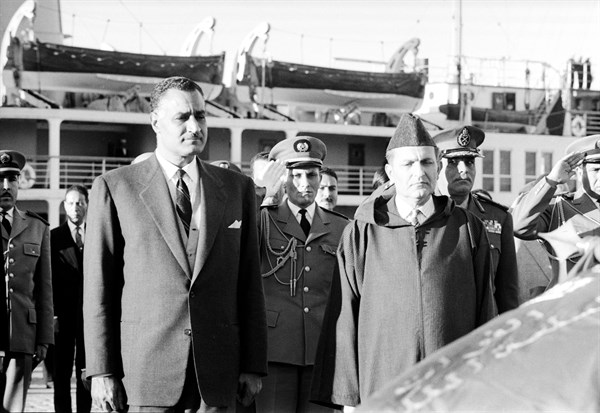 Conférence de Casablanca, Nasser et Mohammed V (1961)