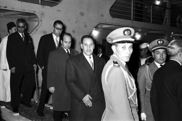 Ferhat Abbas et Belkacem Krim (1961)