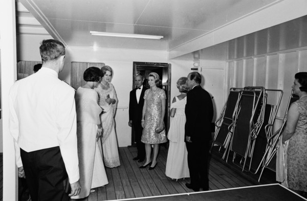 La famille princière de Monaco vers 1965