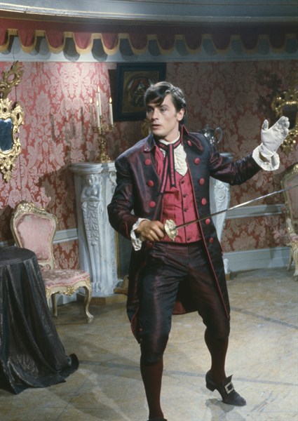 Alain Delon dans la Tulipe noire