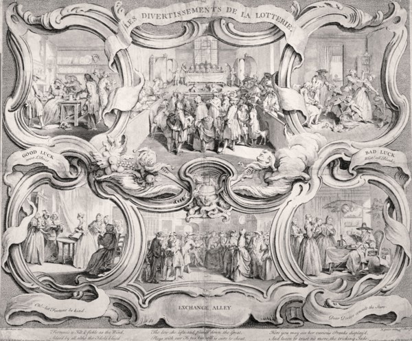 The Lottery, 1751. Artist: Nathaniel Parr