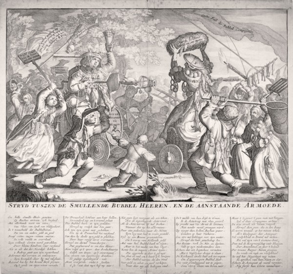 Dutch satire on the South Sea Bubble, 1720. Artist: Anon