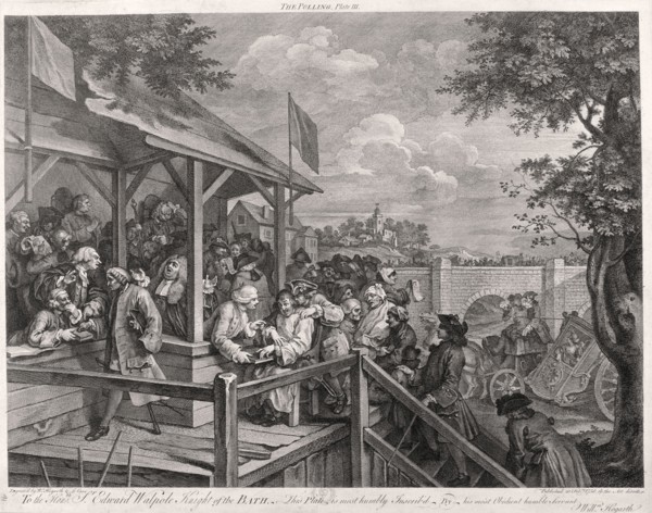 'The Polling', 1758. Artist: Peter La Cave