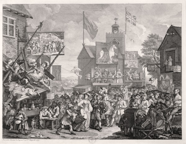 'Southwark Fair', 1733. Artist: William Hogarth