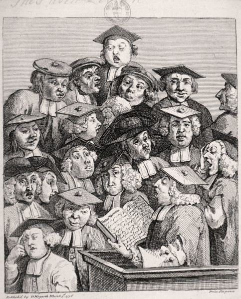 'Scholars at a lecture', 1736. Artist: William Hogarth