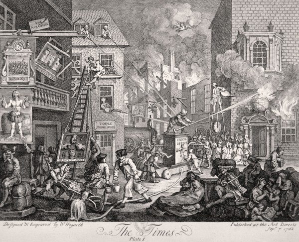 'The Times,' 1762. Artist: William Hogarth