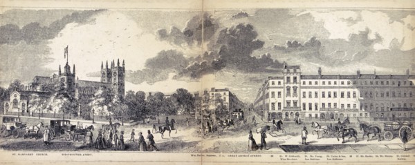 Panorama of London, 1849. Artist: George C Leighton