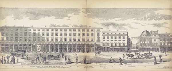Panorama of London, 1849. Artist: George C Leighton