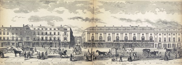 Panorama of London, 1849. Artist: George C Leighton