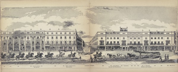 Panorama of London, 1849. Artist: George C Leighton